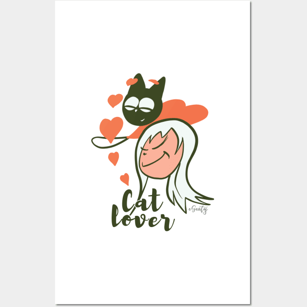 Catlover Wall Art by eSeaty